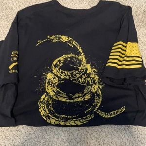 Grunt style tee shirt (image is on back of shirt)